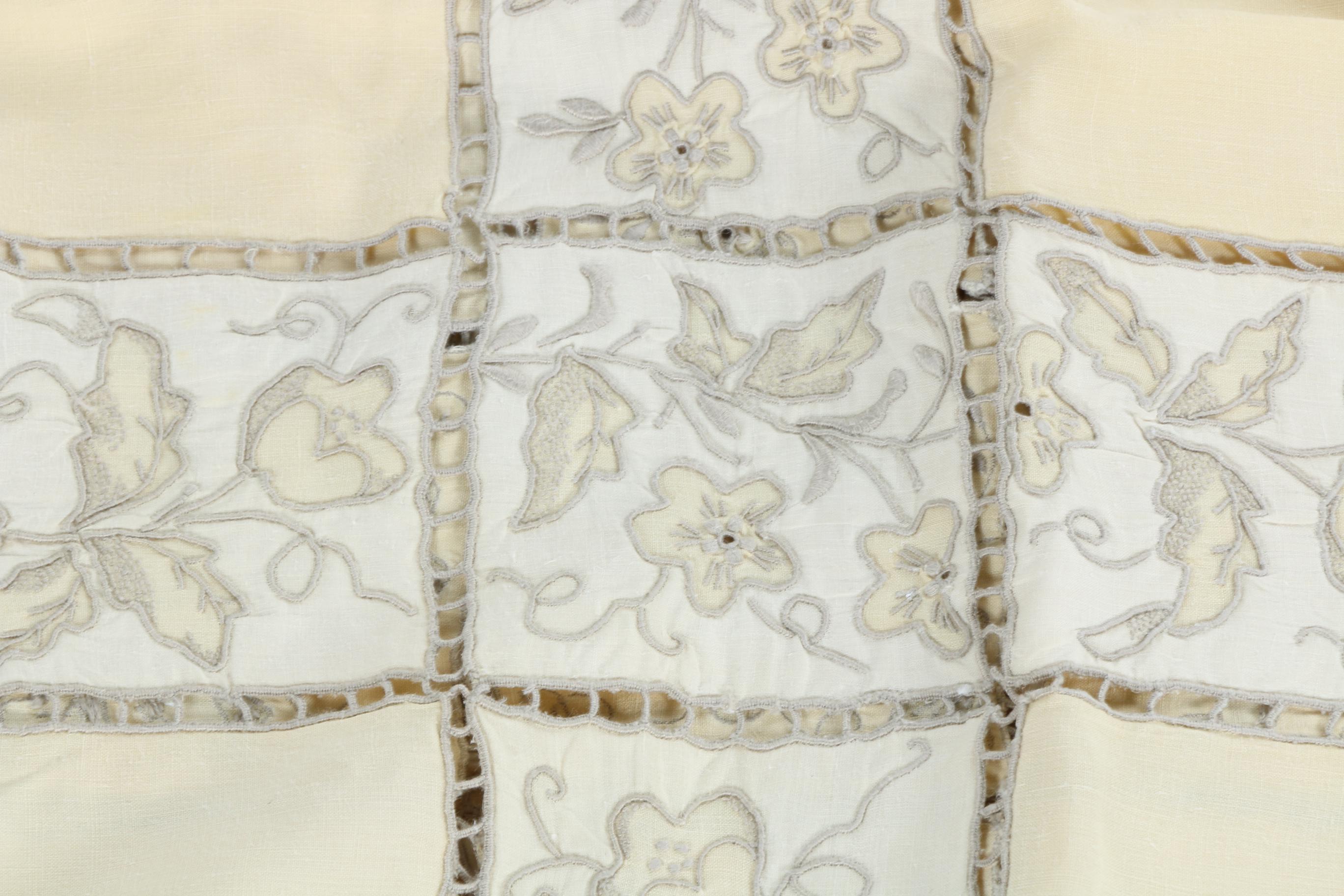 Eyelet and Embroidered Linens