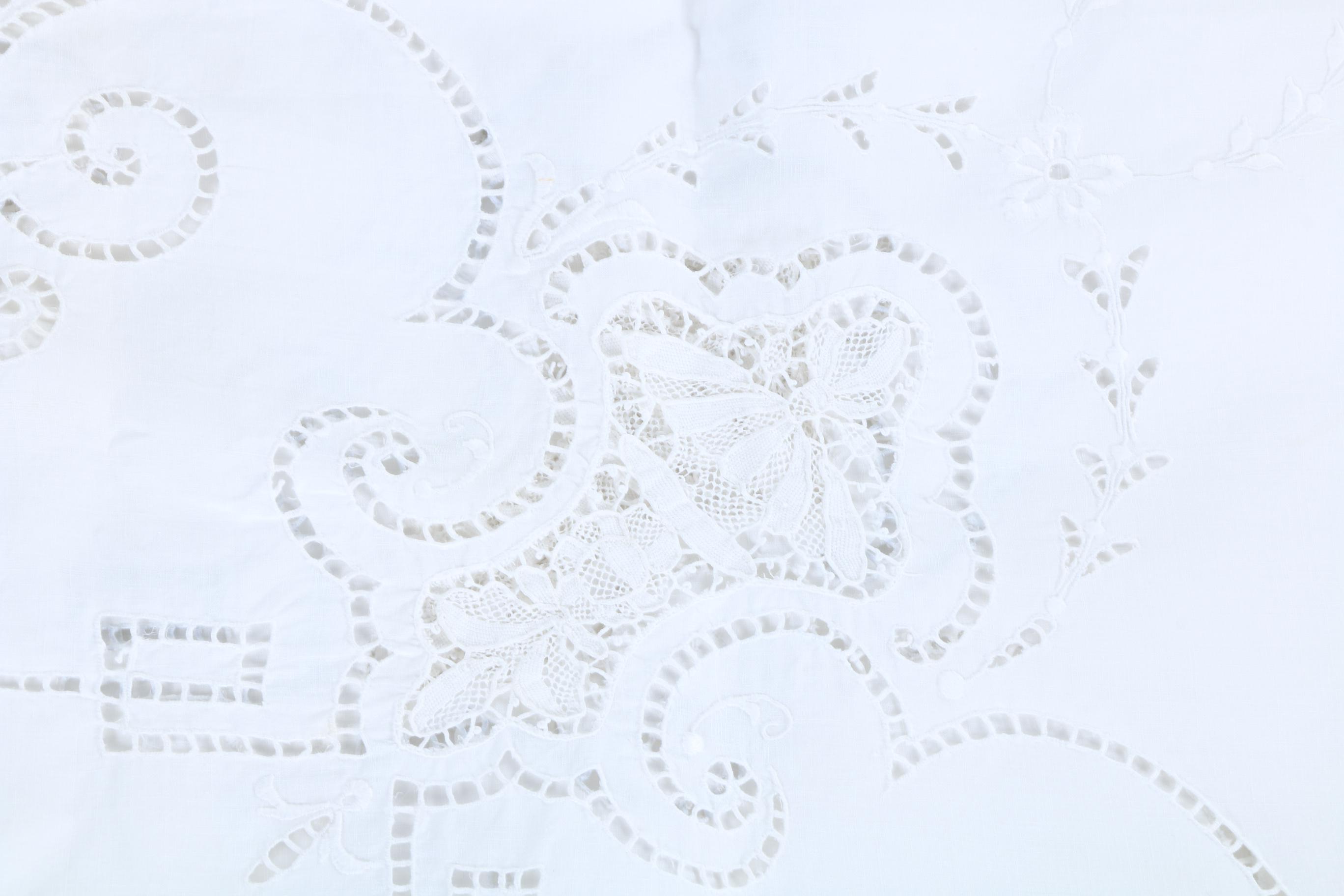 Eyelet and Embroidered Linens