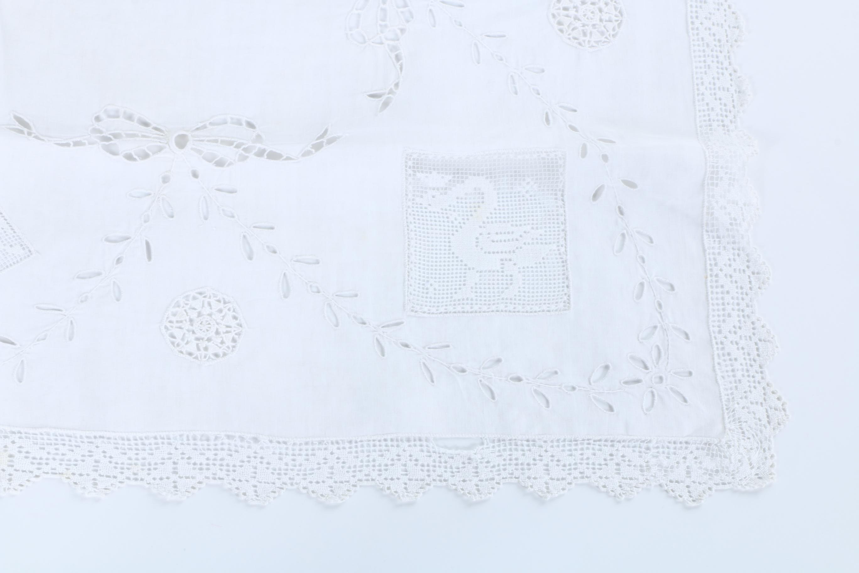 Eyelet and Embroidered Linens