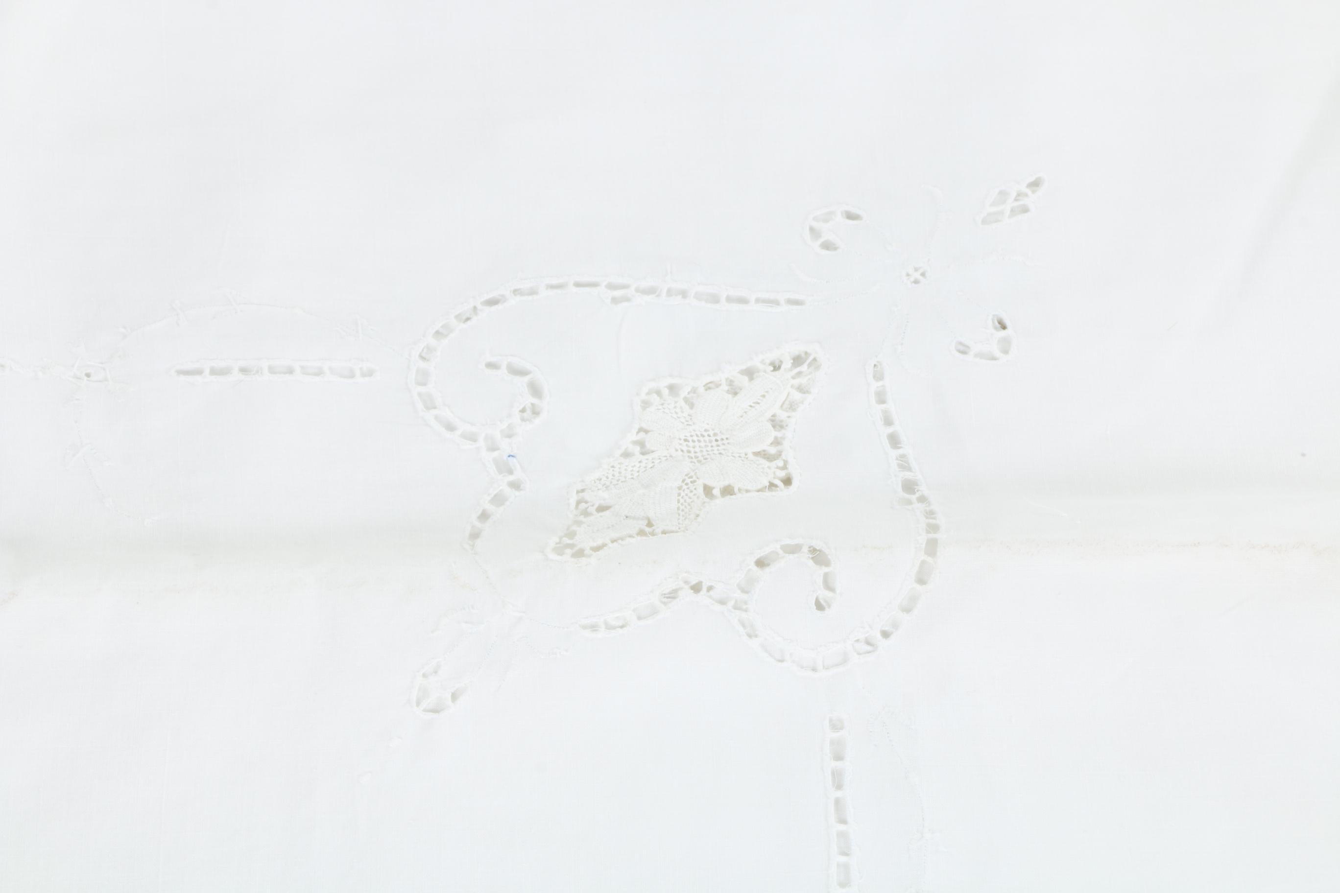 Eyelet and Embroidered Linens