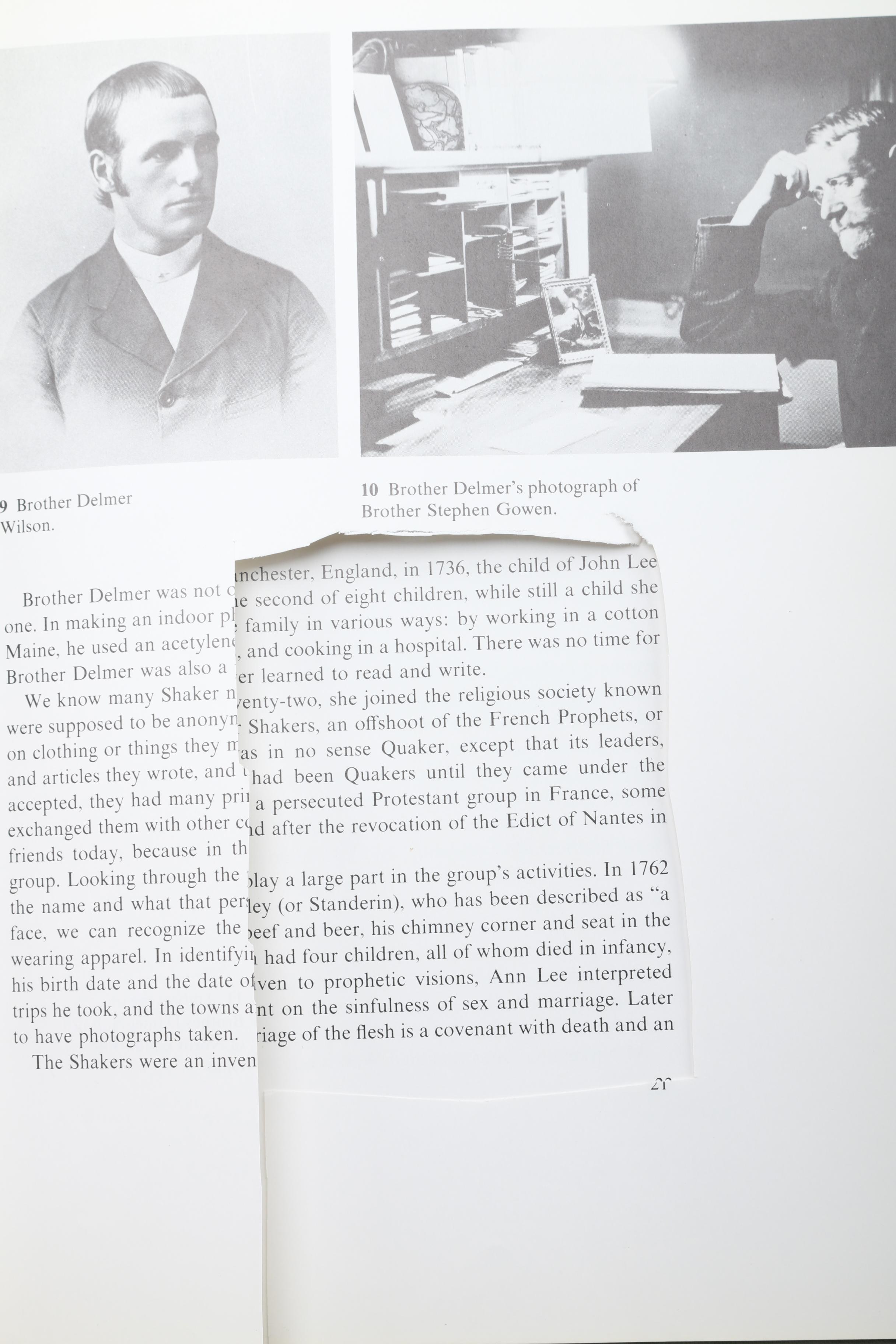 First Edition of "The Shaker Image" by Elmer R. Pearson, Julia Neal, and Walter Muir Whitehill