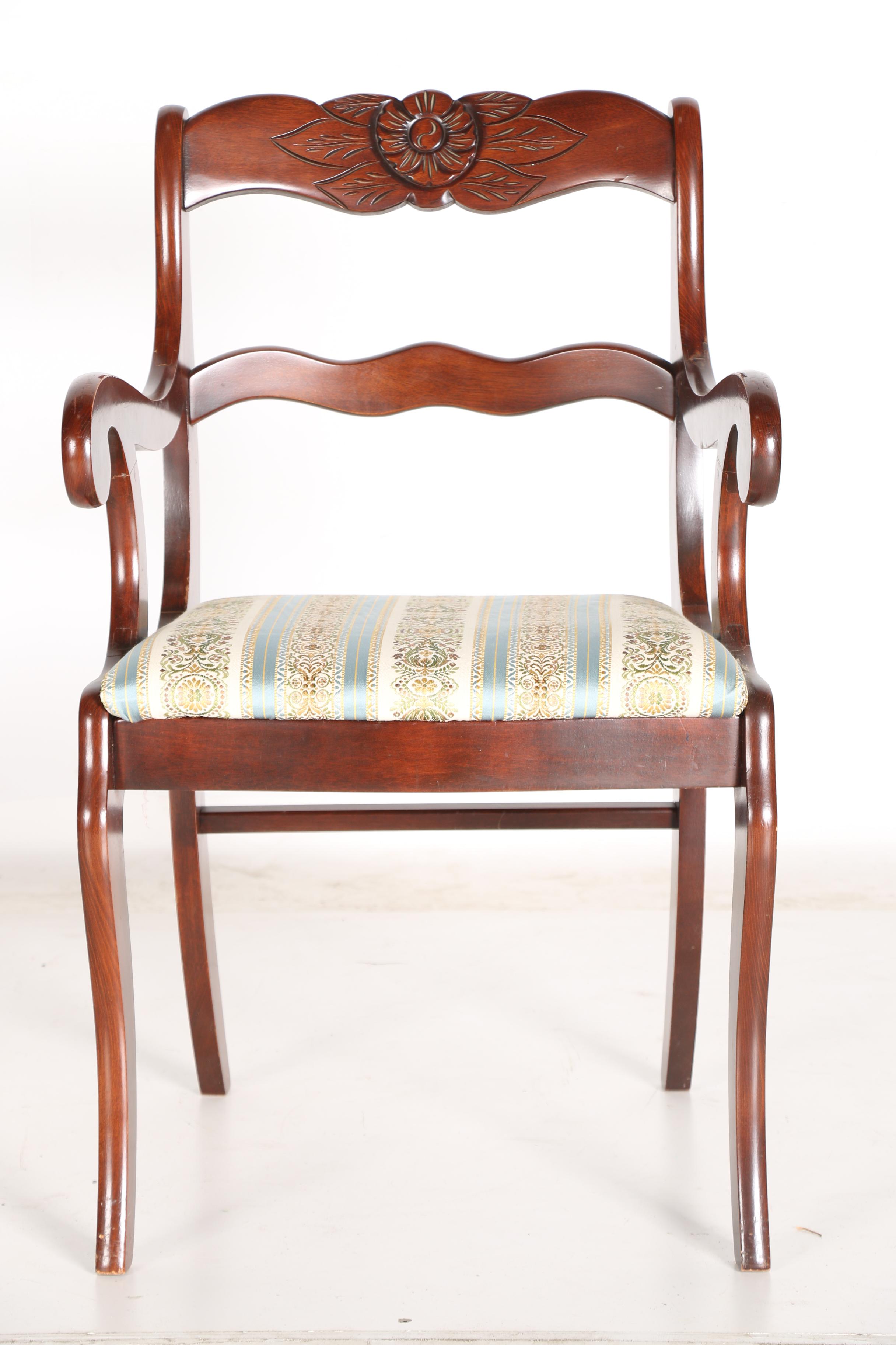 Vintage Classical Style Dining Chairs by Tell City Chair Company