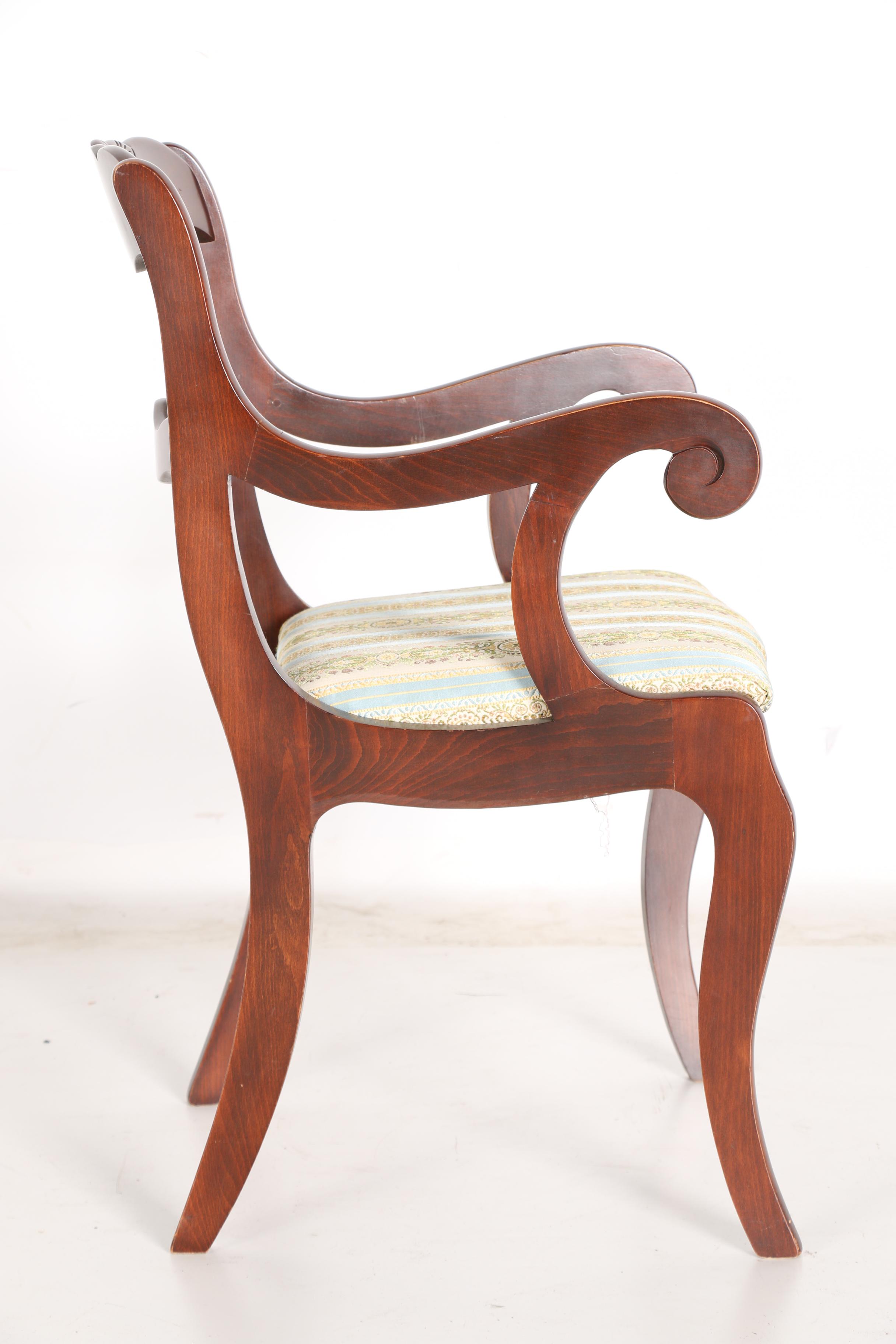 Vintage Classical Style Dining Chairs by Tell City Chair Company