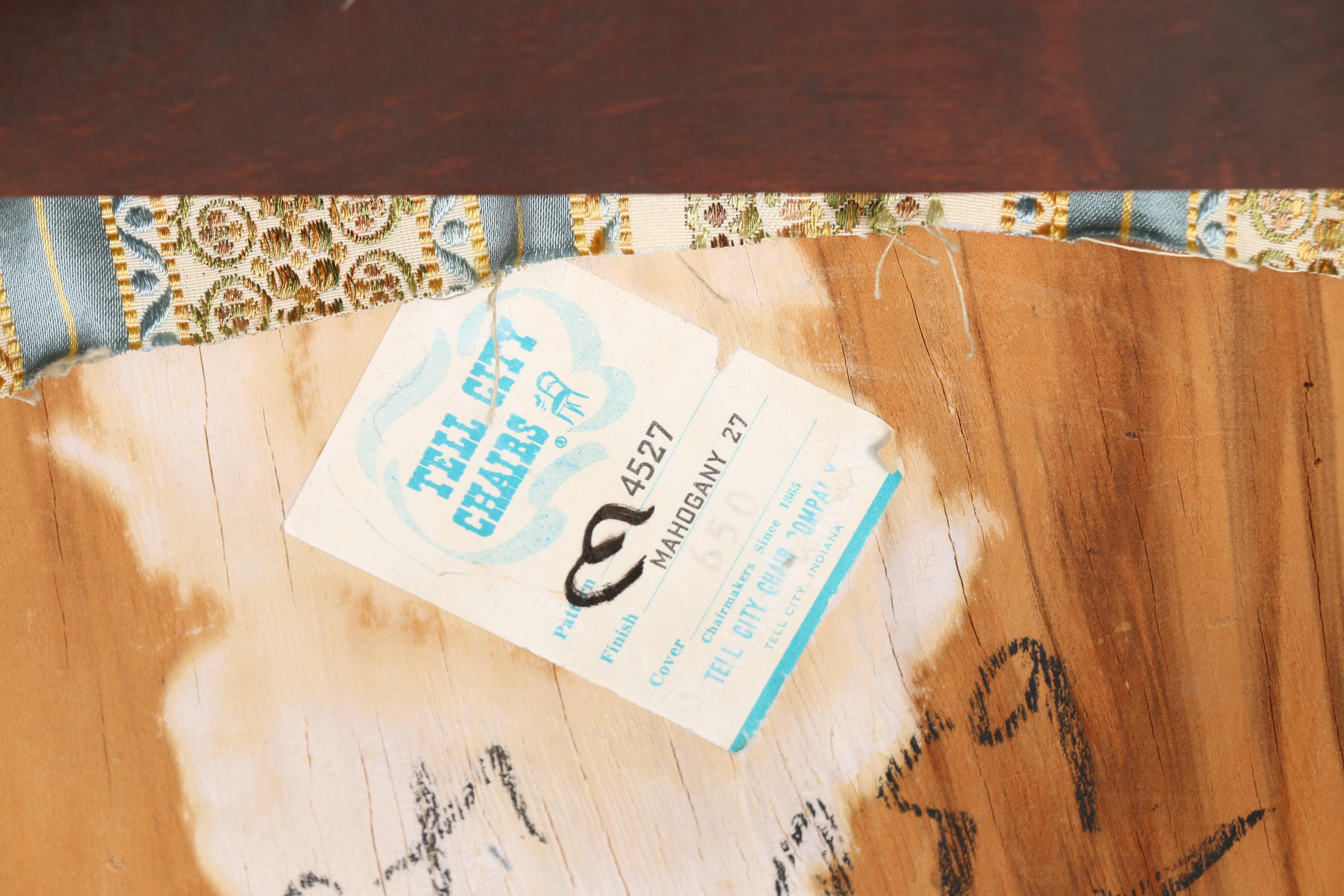 Vintage Classical Style Dining Chairs by Tell City Chair Company