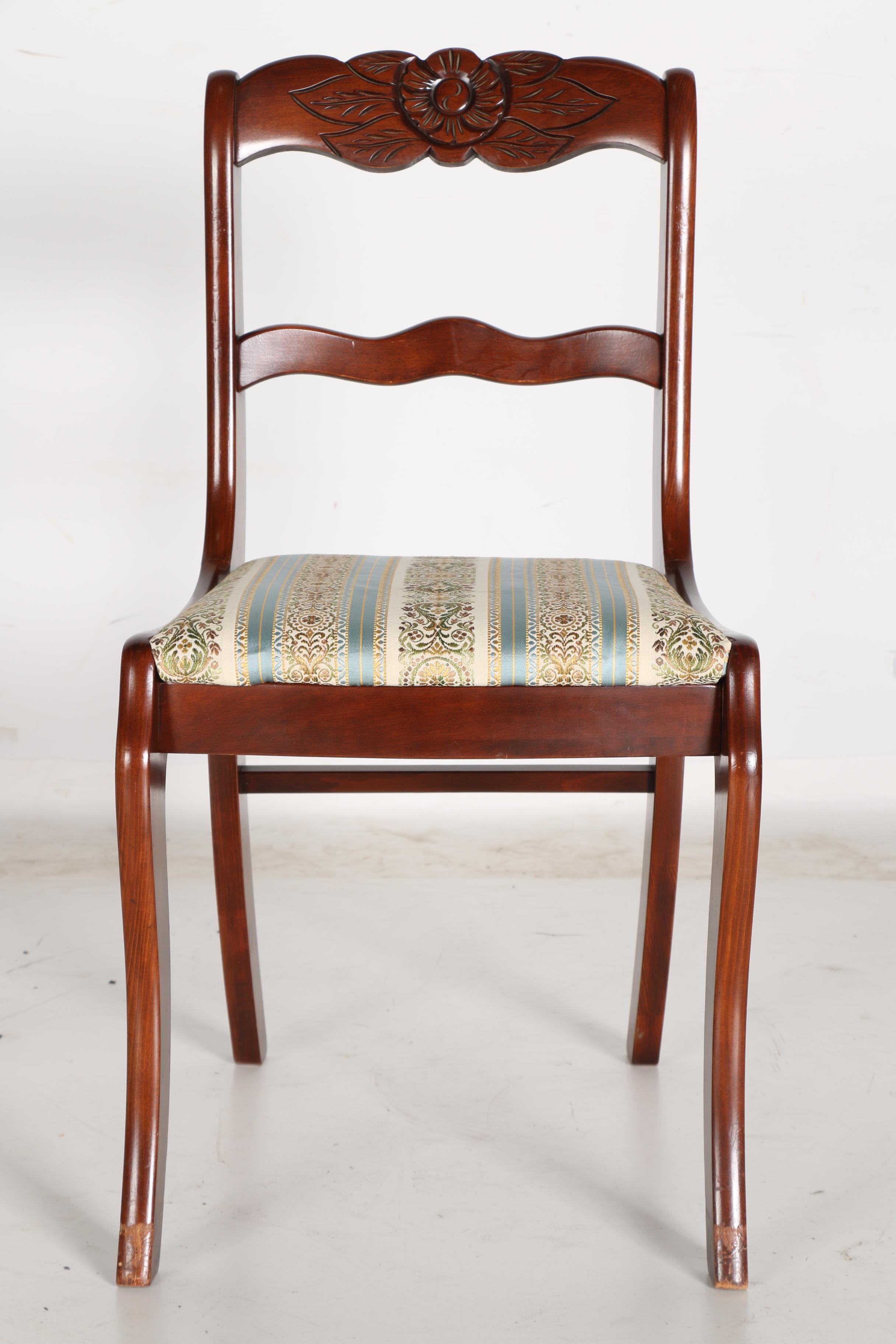 Vintage Classical Style Dining Chairs by Tell City Chair Company