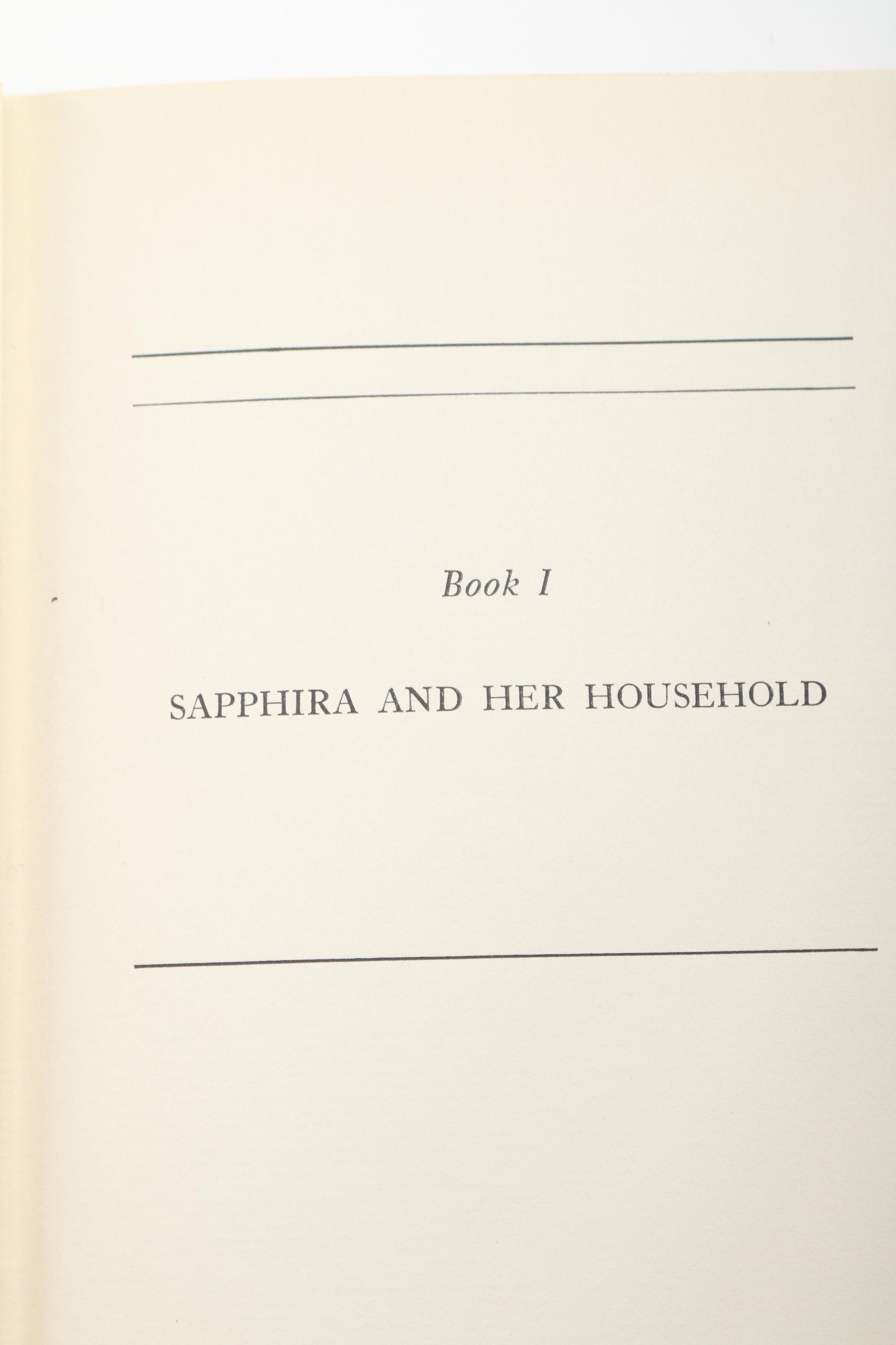 1940 First Edition "Sapphira and The Slave Girl" by Willa Cather