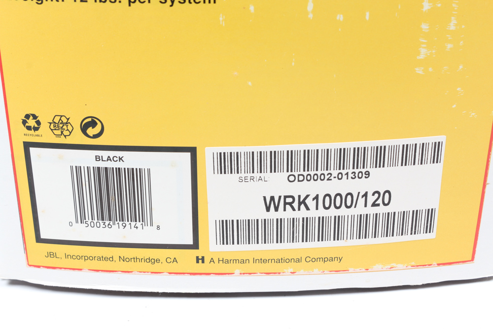 JBL Wireless WRK1000 Sound System