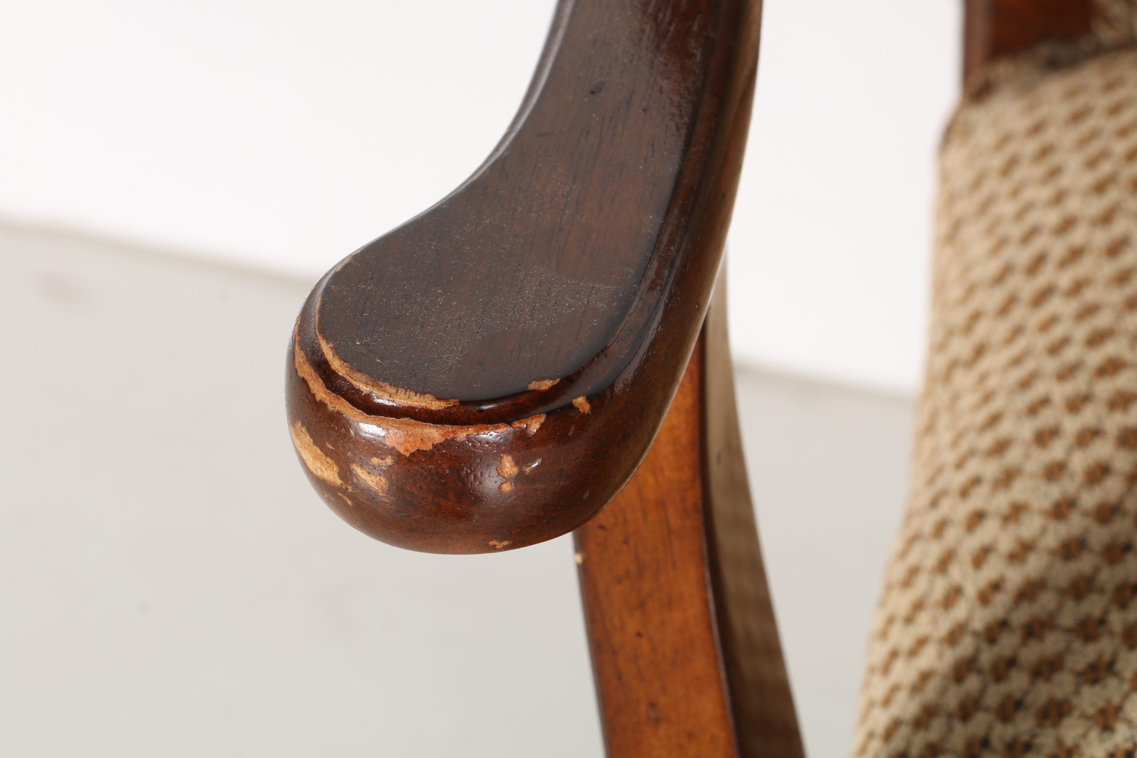 Bombay Upholstered  Wood Office Chair