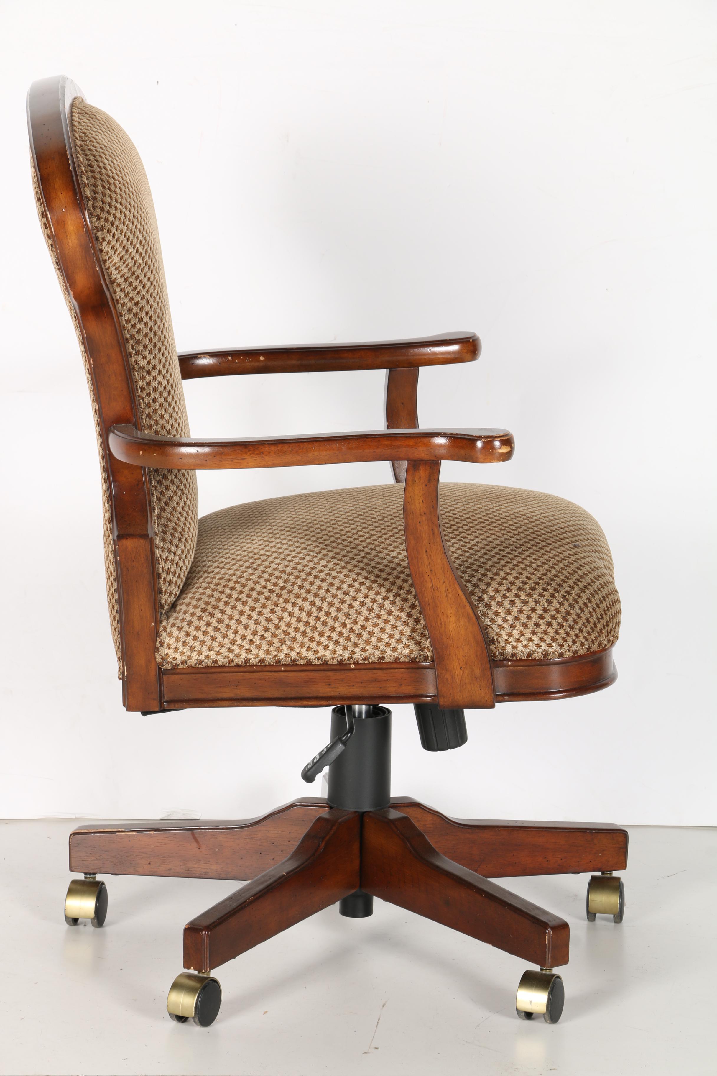 Bombay Upholstered  Wood Office Chair