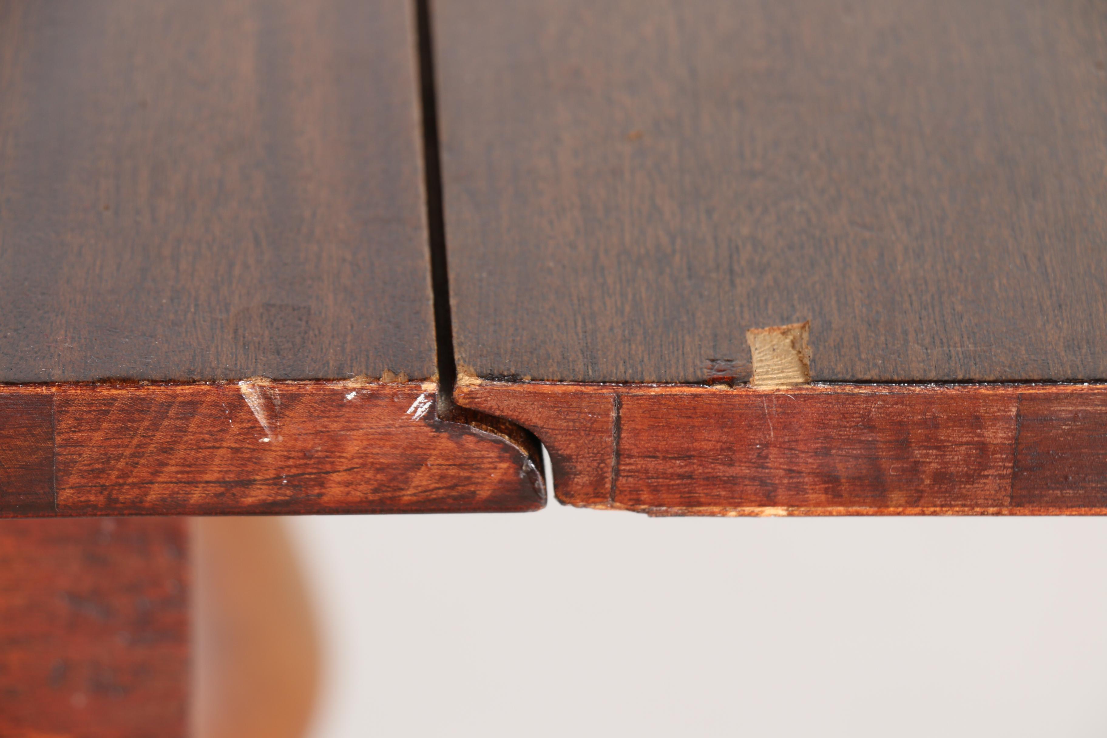 Vintage Duncan Phyfe Style Drop-Leaf Dining Table