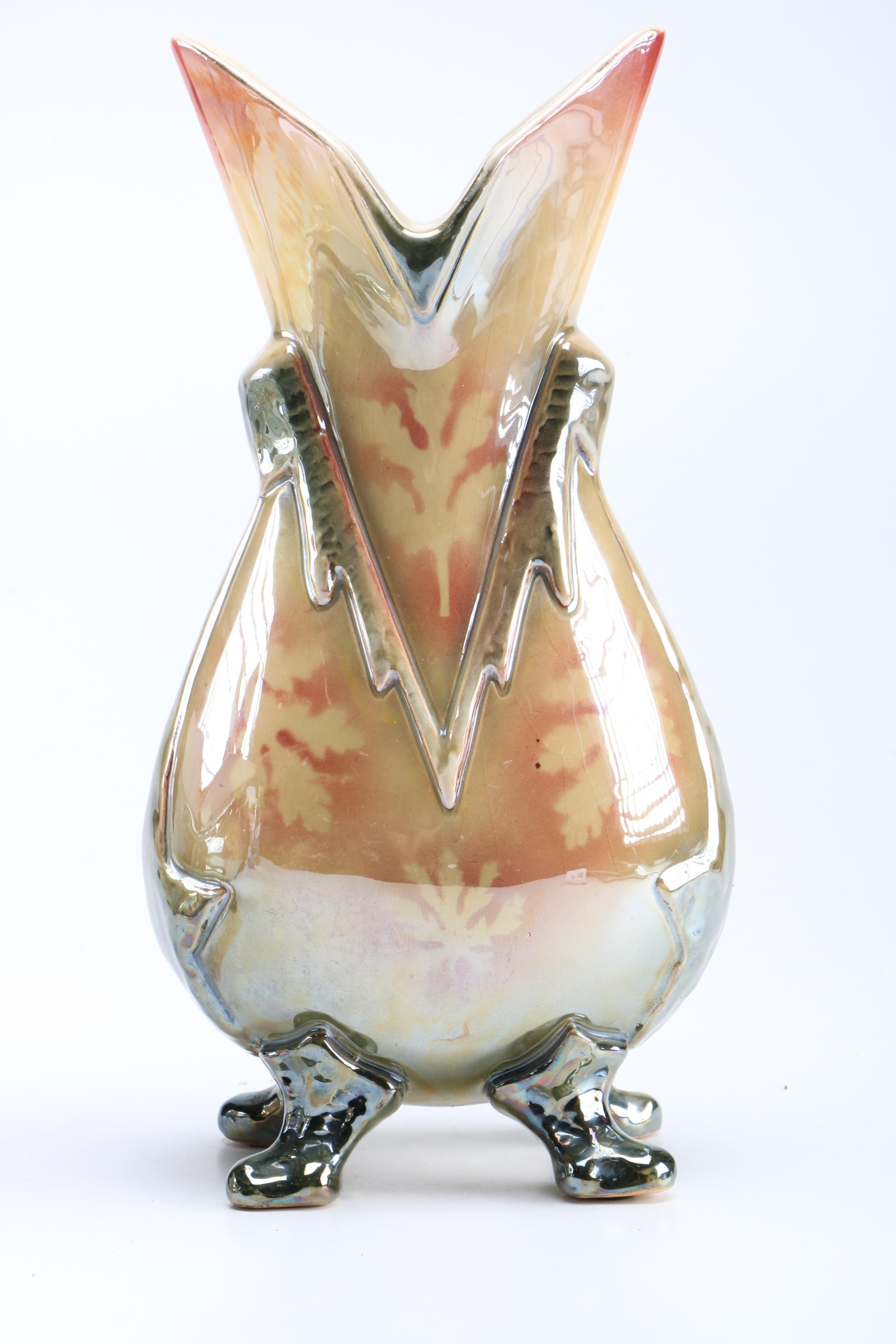 Art Deco Style Lusterware Garniture Set