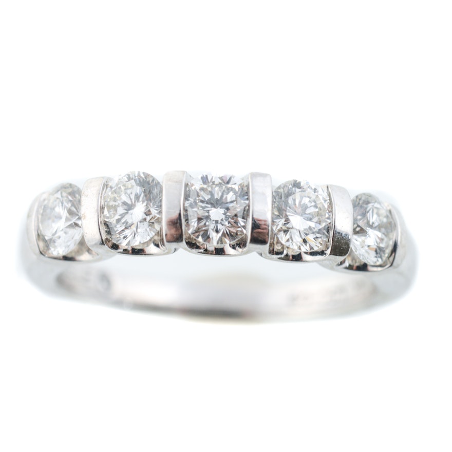 The Leo Diamond 14K White Gold 1.08 CTW Diamond Ring