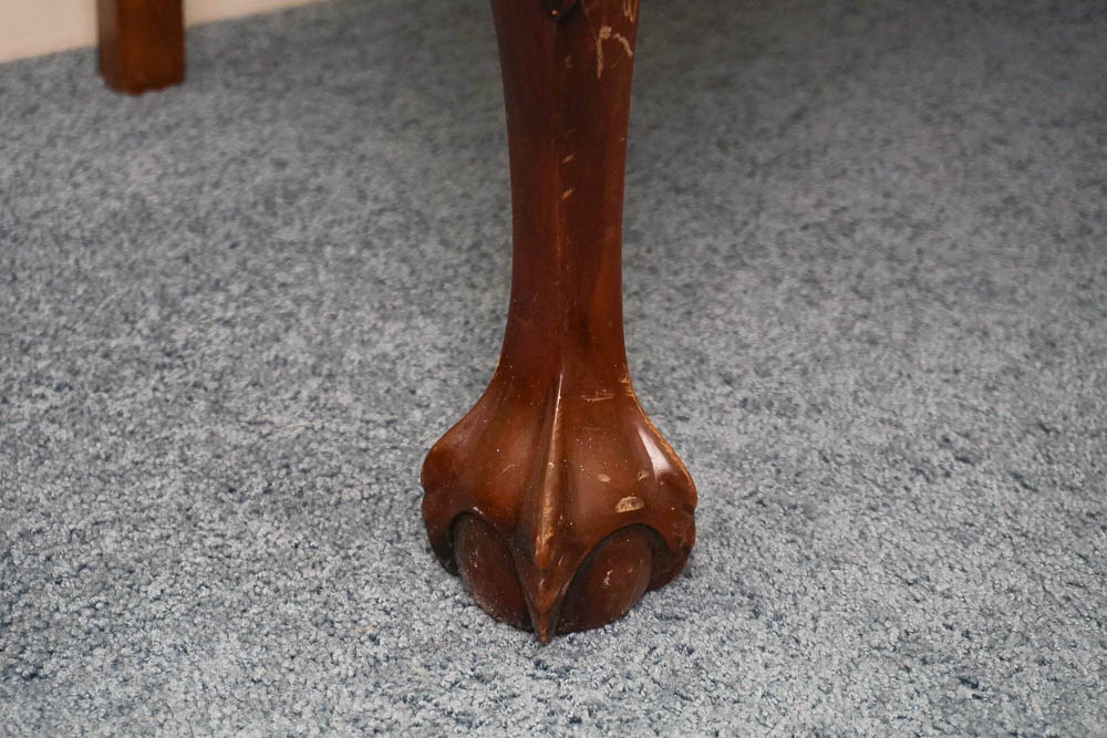 Vintage Chippendale Style Mahogany Settee