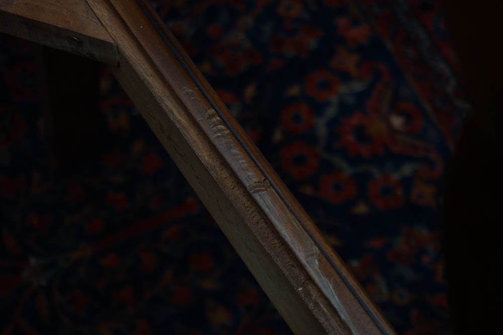 Vintage Chippendale Style Mahogany Settee