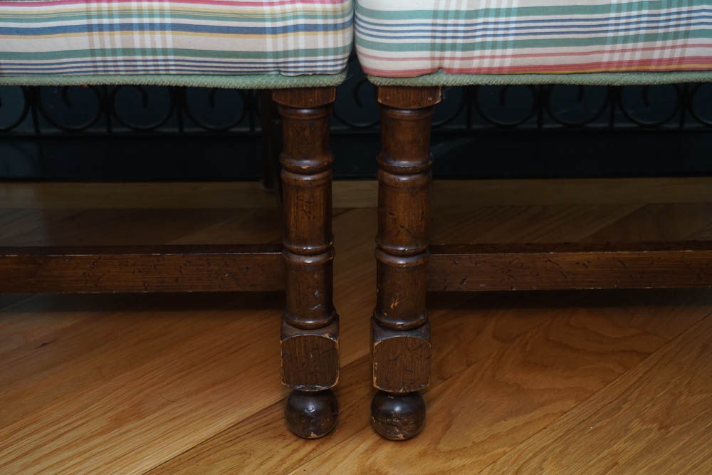 Vintage William and Mary Style Arm Chairs