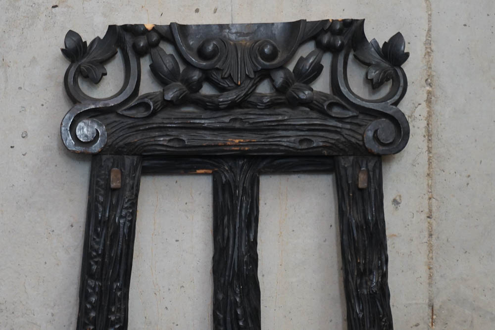 Victorian Style Carved Wood Easel