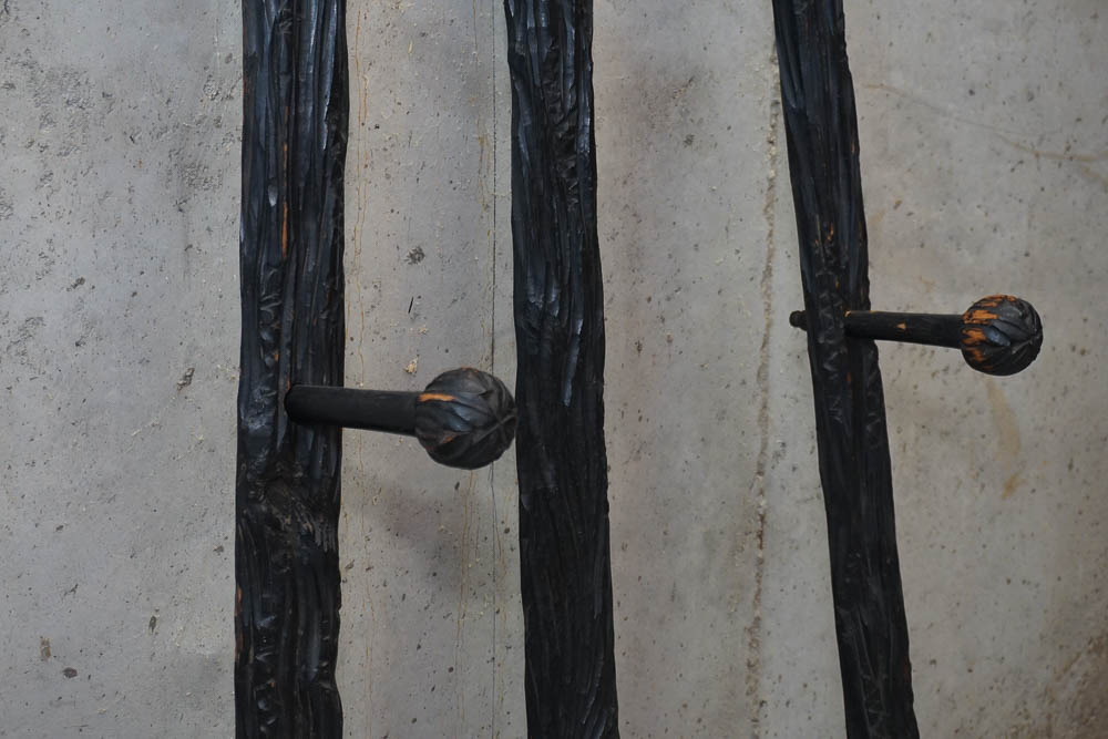 Victorian Style Carved Wood Easel