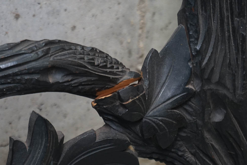 Victorian Style Carved Wood Easel