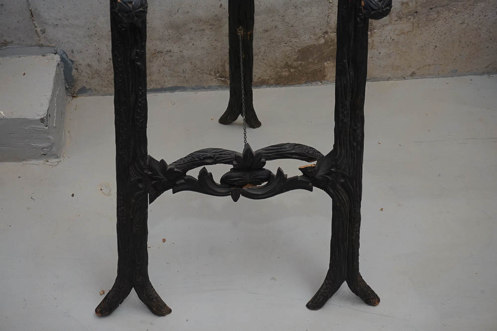 Victorian Style Carved Wood Easel