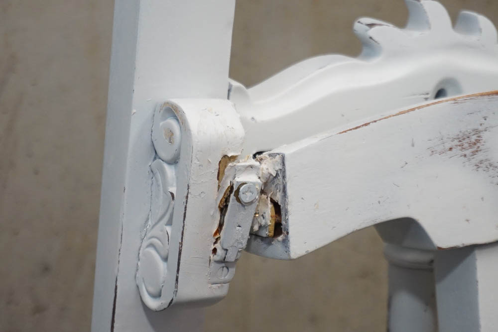 Victorian Style Painted Wood Easel