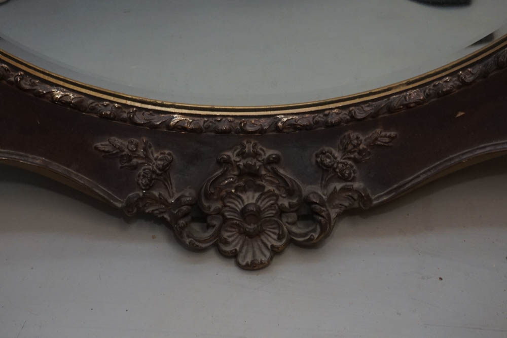 Ornate Oval Wall Mirror