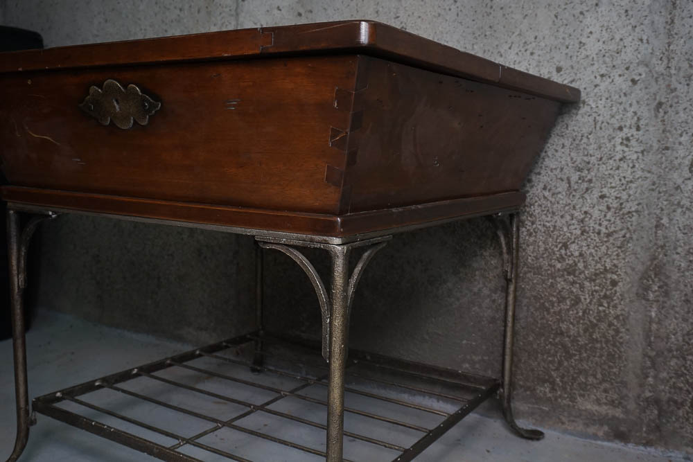 Dough Box Style Side Table