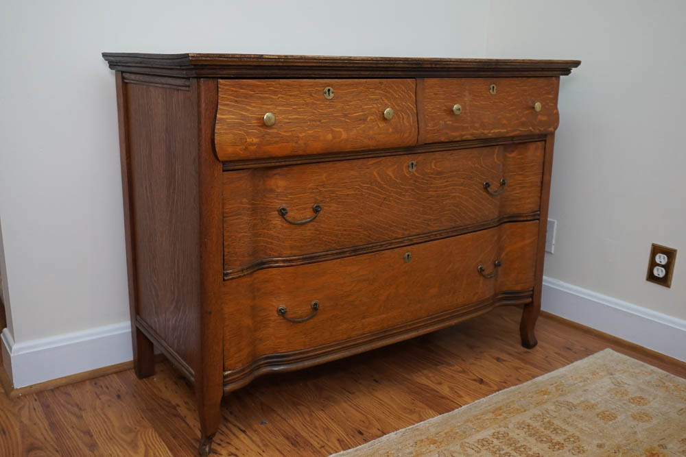 Antique Tiger Oak Dresser