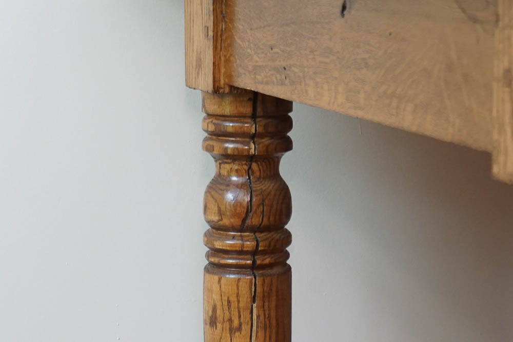 Antique Oak Farm Table