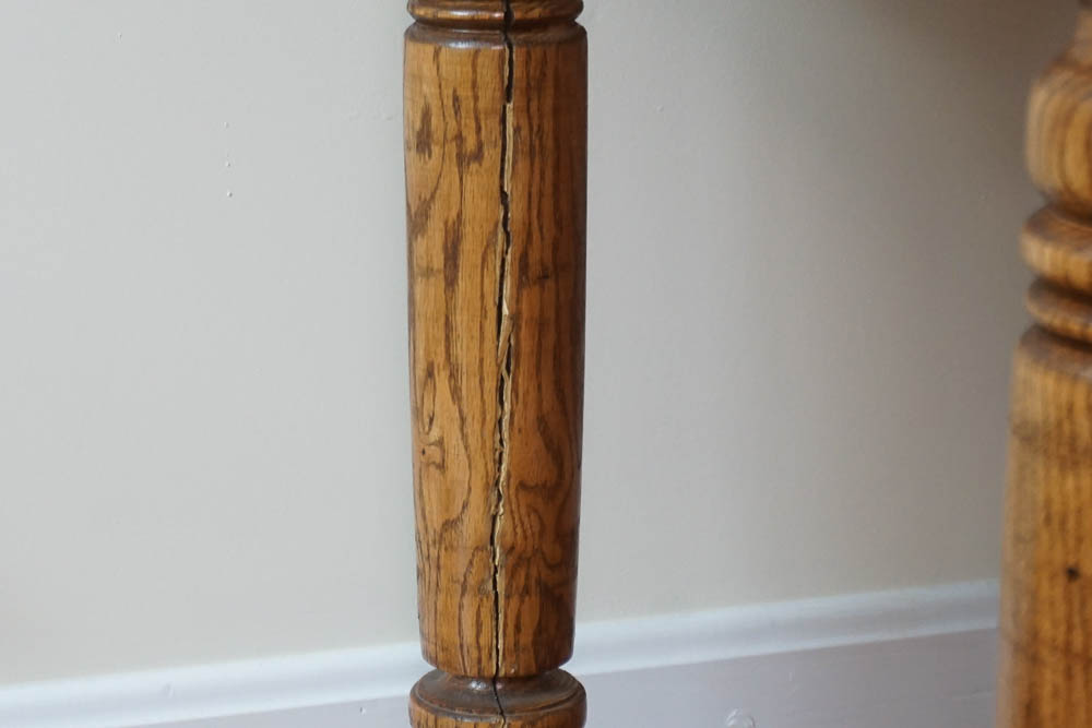 Antique Oak Farm Table