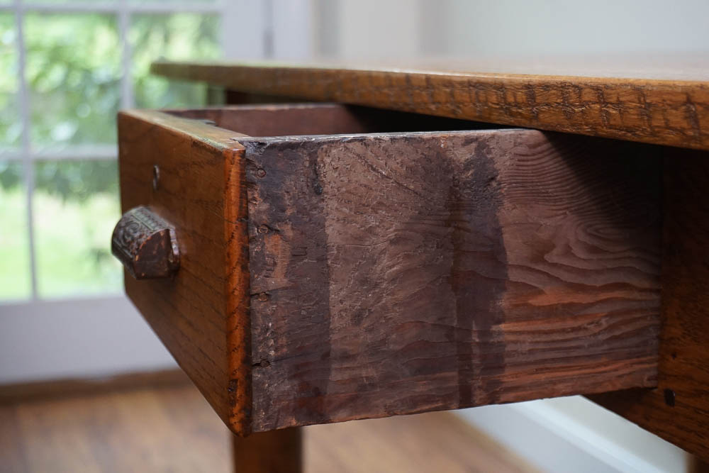 Antique Oak Farm Table