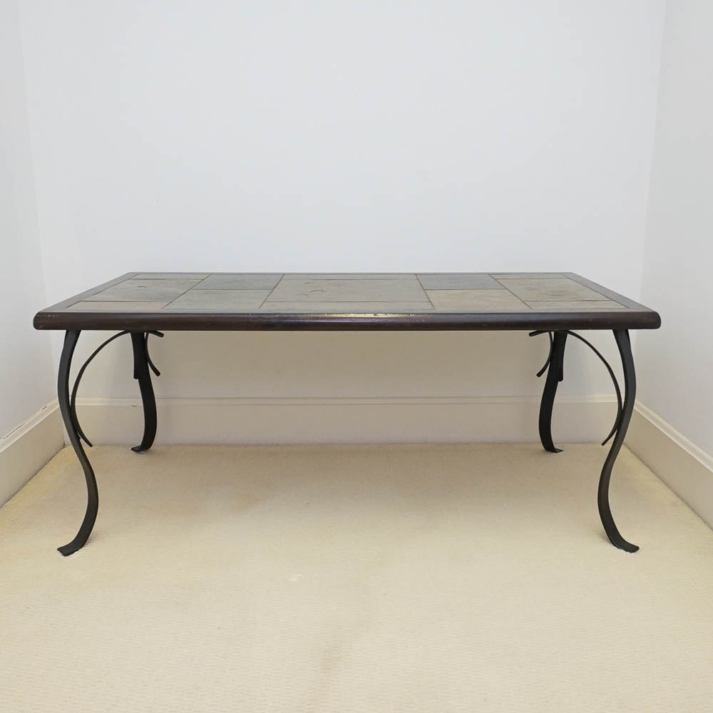 Faux Stone Top Coffee Table