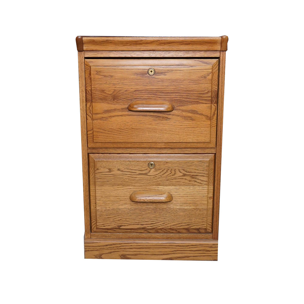 Oak Filing Cabinet