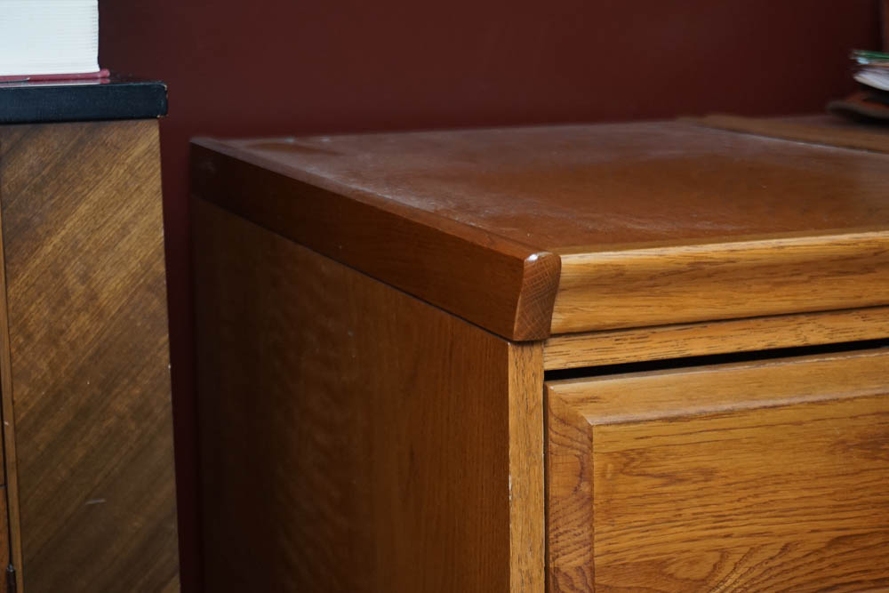 Oak Filing Cabinet
