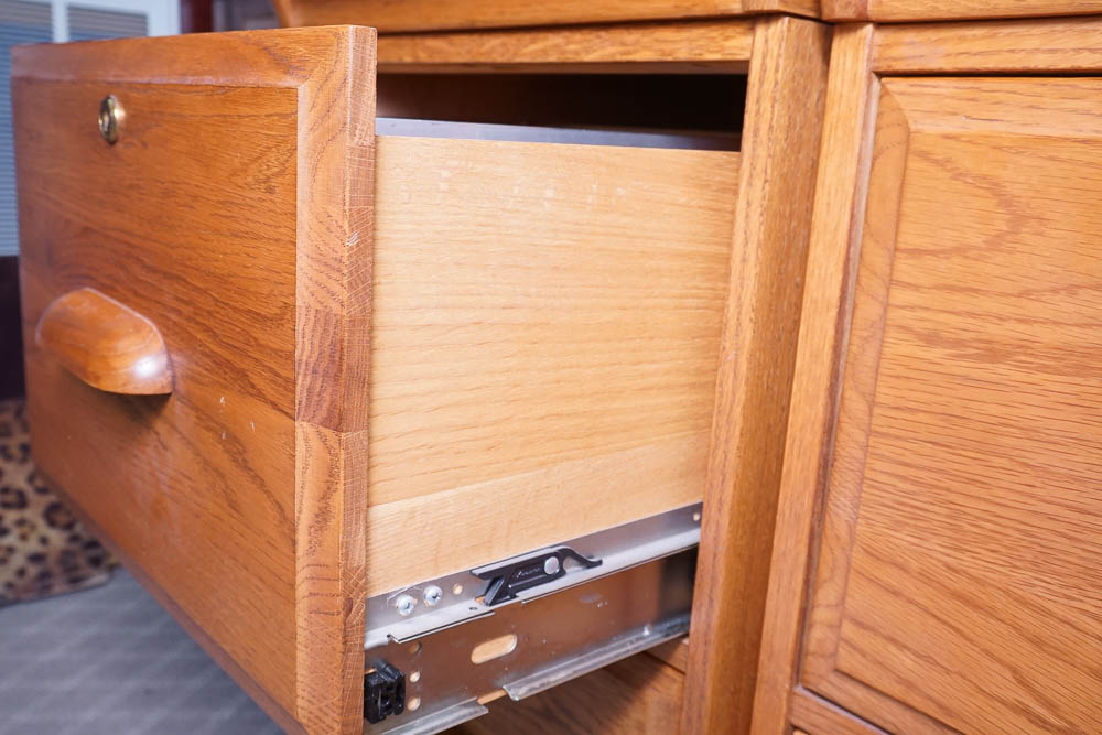 Oak Filing Cabinet