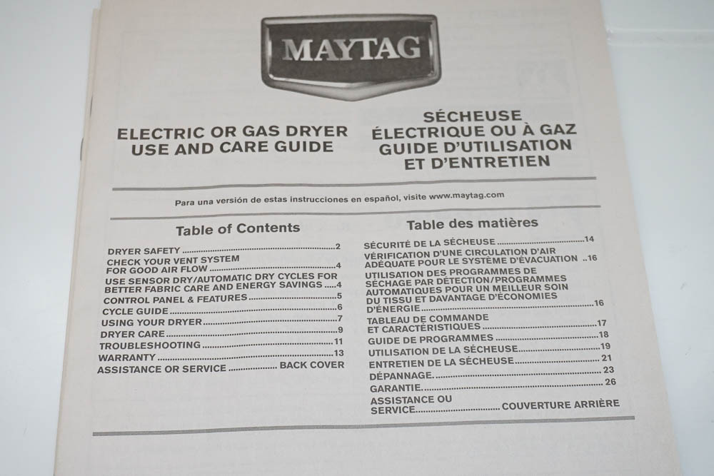Maytag Centennial Dryer