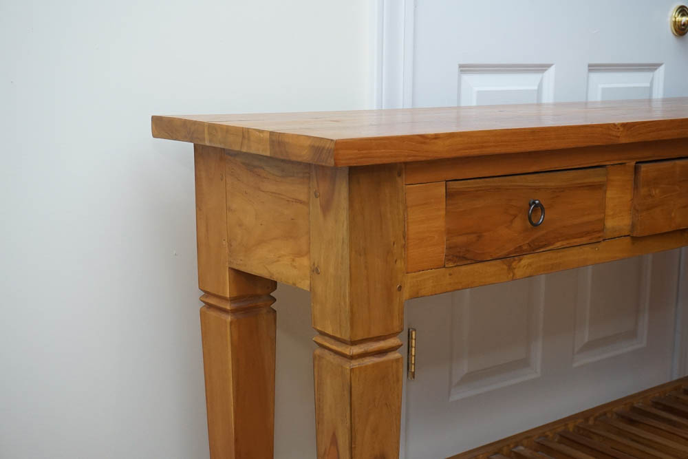 Mission Style Rustic Console Table