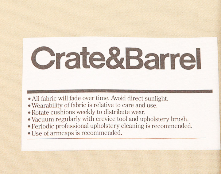 Crate & Barrel Sofa