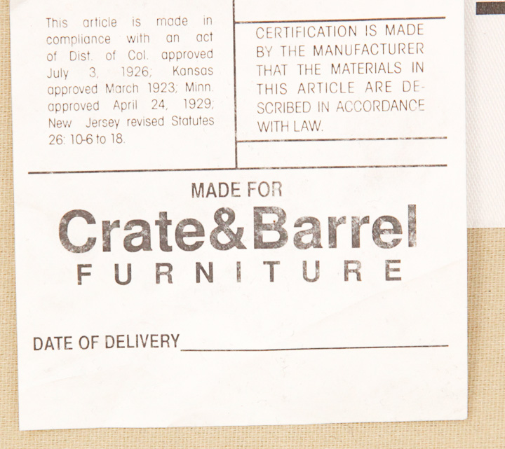 Crate & Barrel Sofa