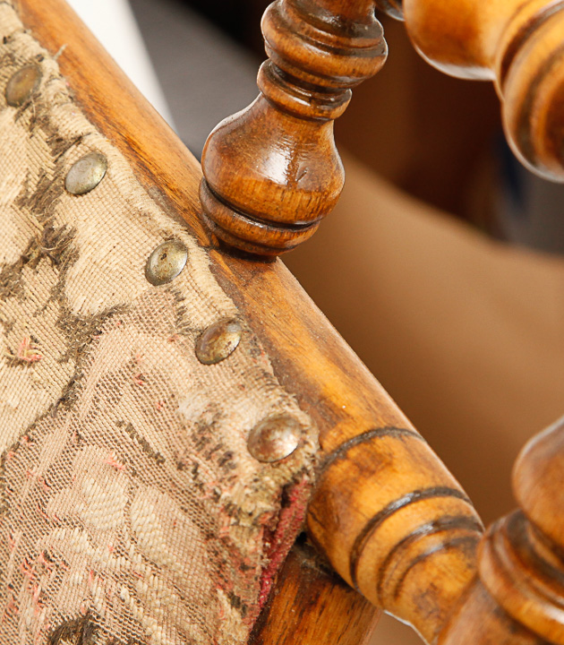 Antique Victorian Glider Rocking Chair