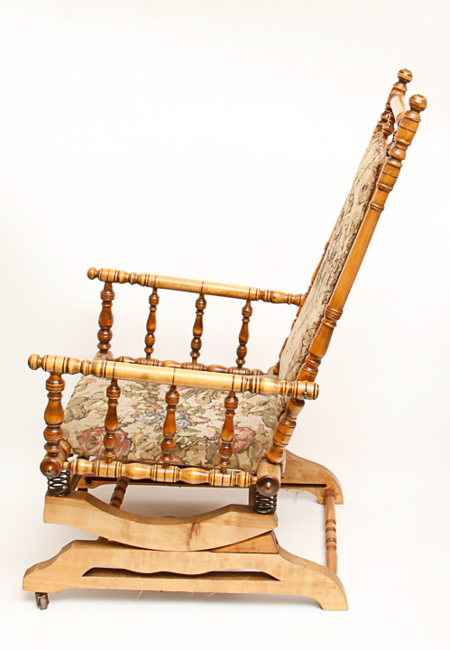 Antique Victorian Glider Rocking Chair