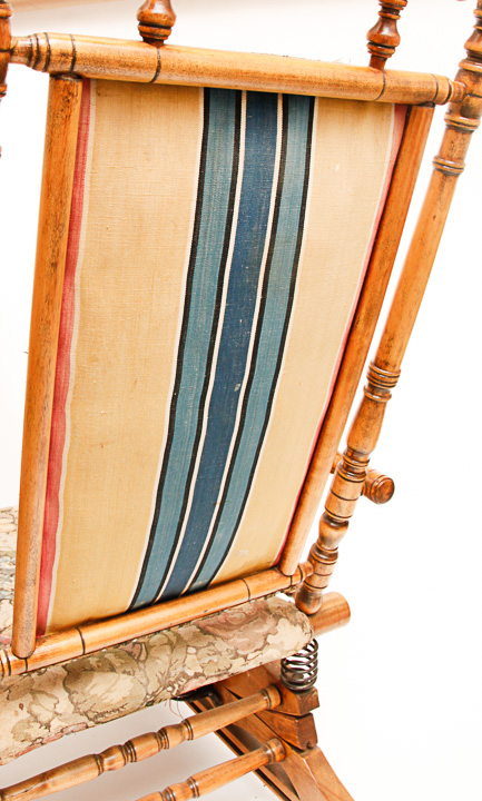 Antique Victorian Glider Rocking Chair