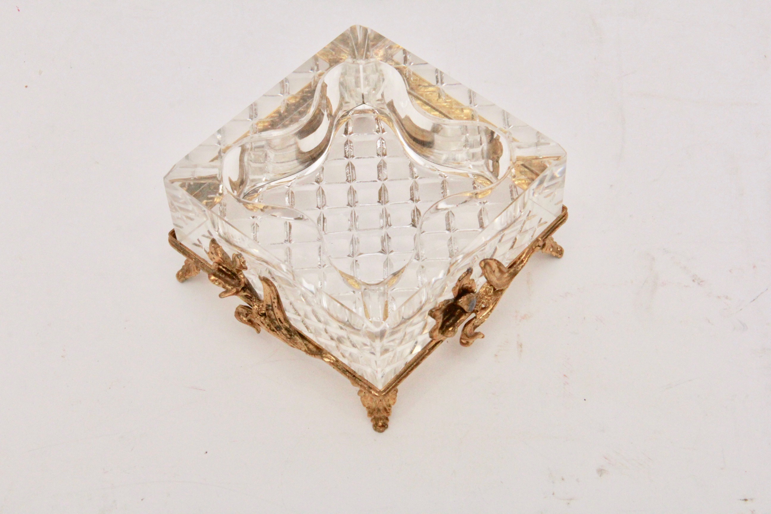 Hollywood Regency Style Ash Receiver