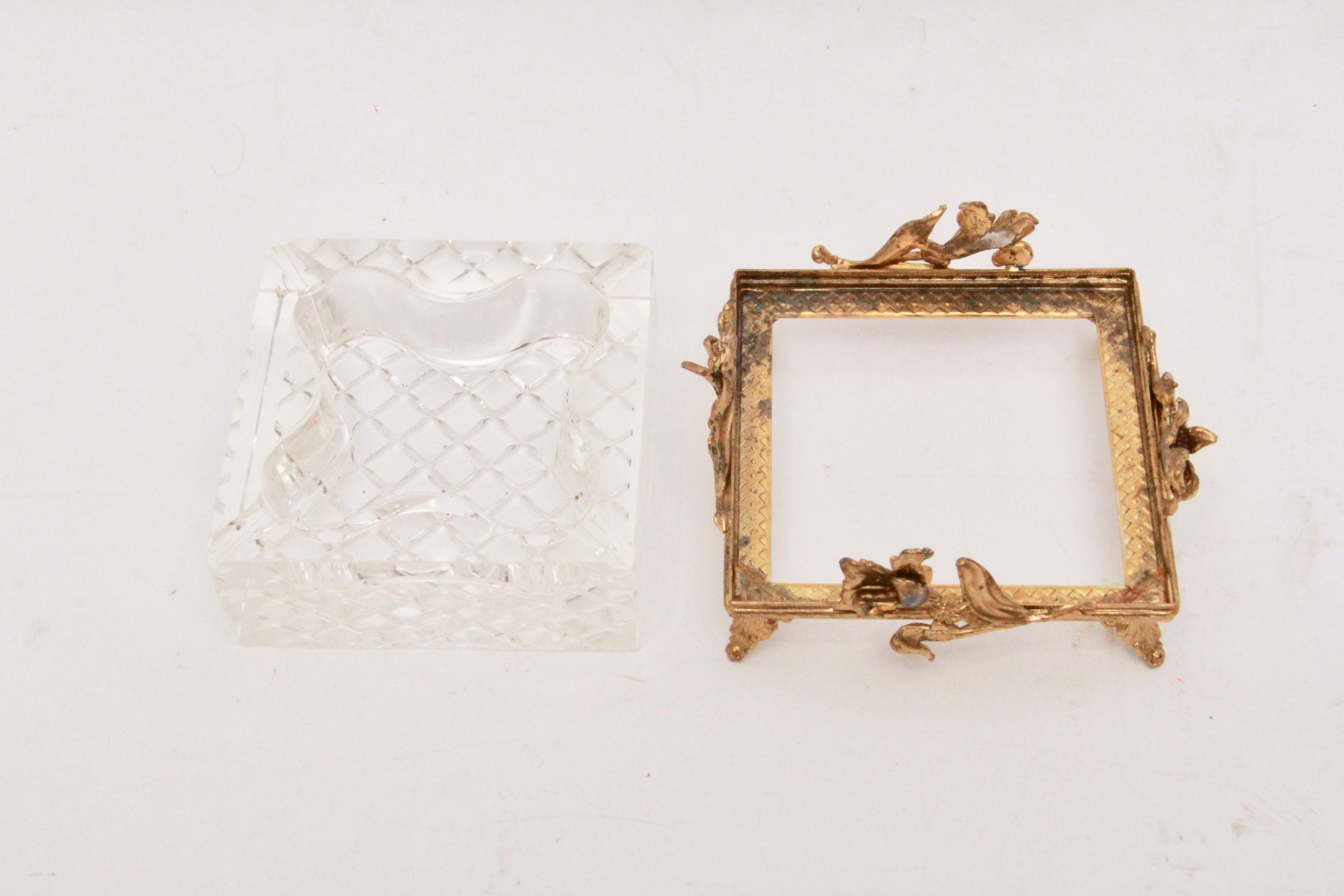 Hollywood Regency Style Ash Receiver