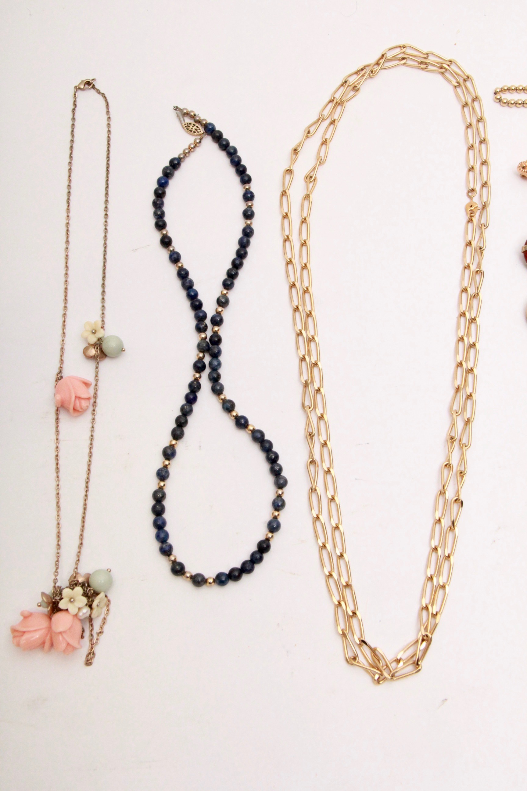 Colorful Vintage Costume Necklaces, Earrings, and More