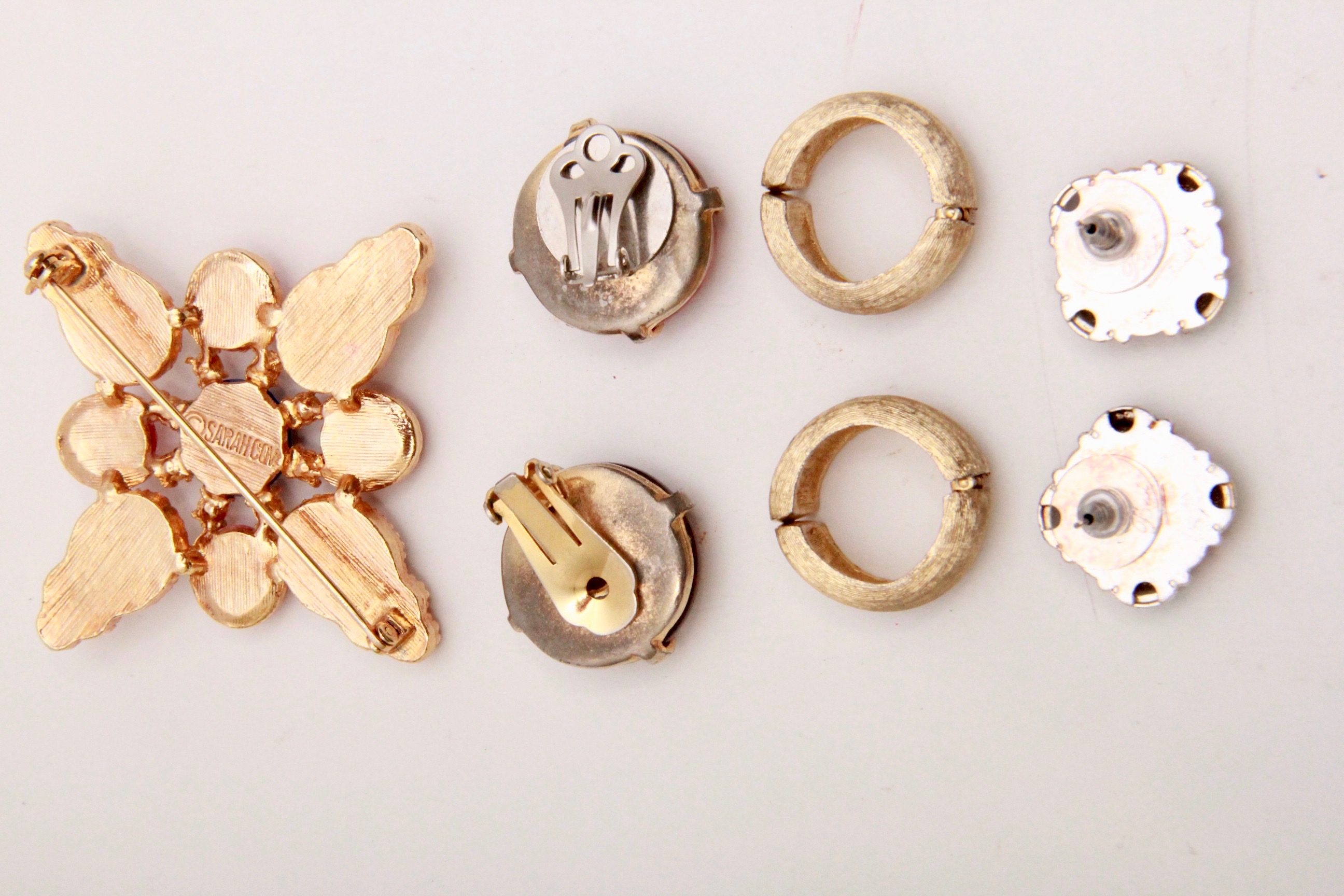 Colorful Vintage Costume Necklaces, Earrings, and More