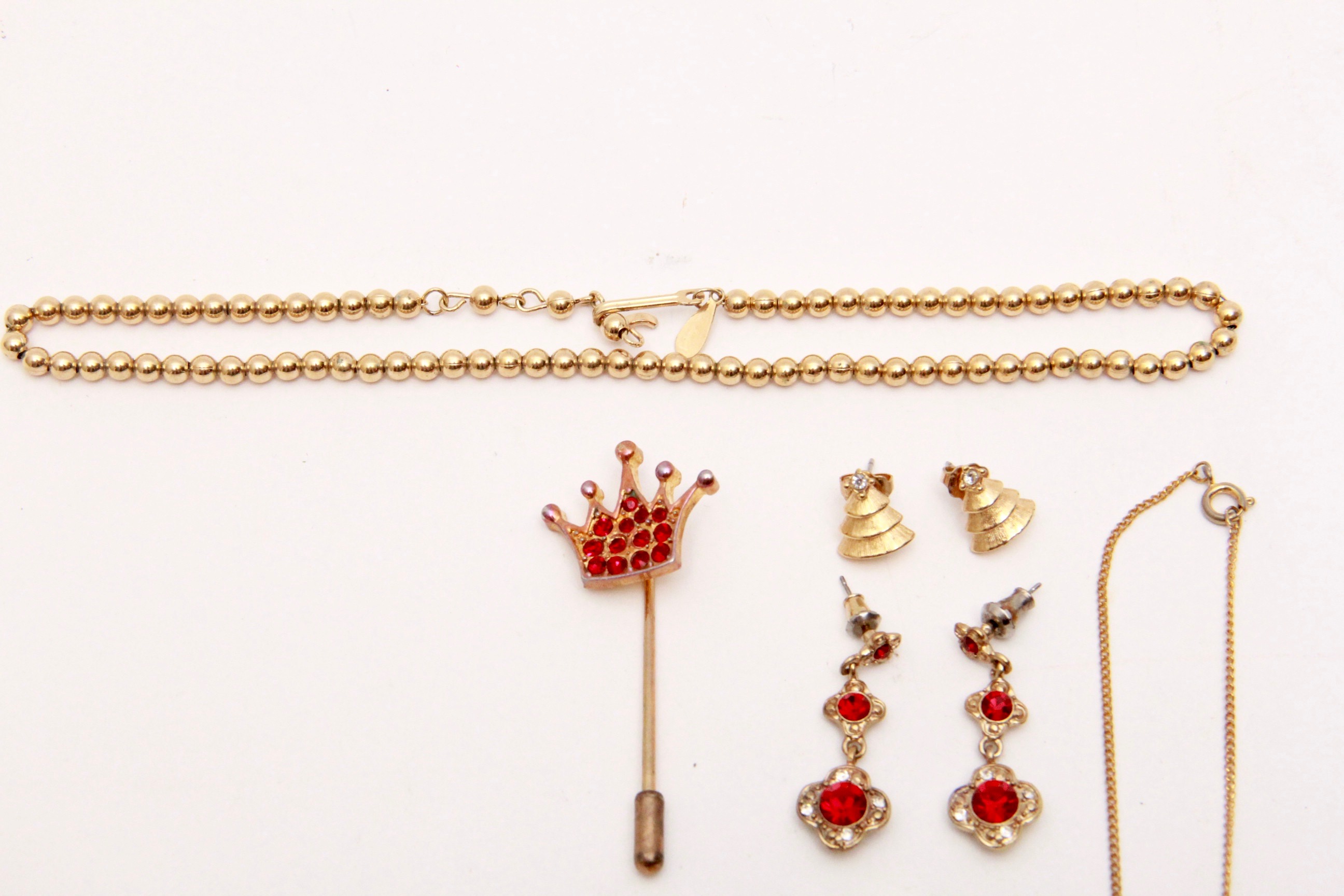 Colorful Vintage Costume Necklaces, Earrings, and More
