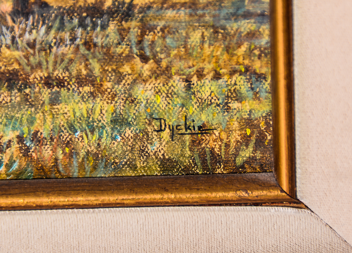 Dyckie Wallace Oil Painting on Canvas