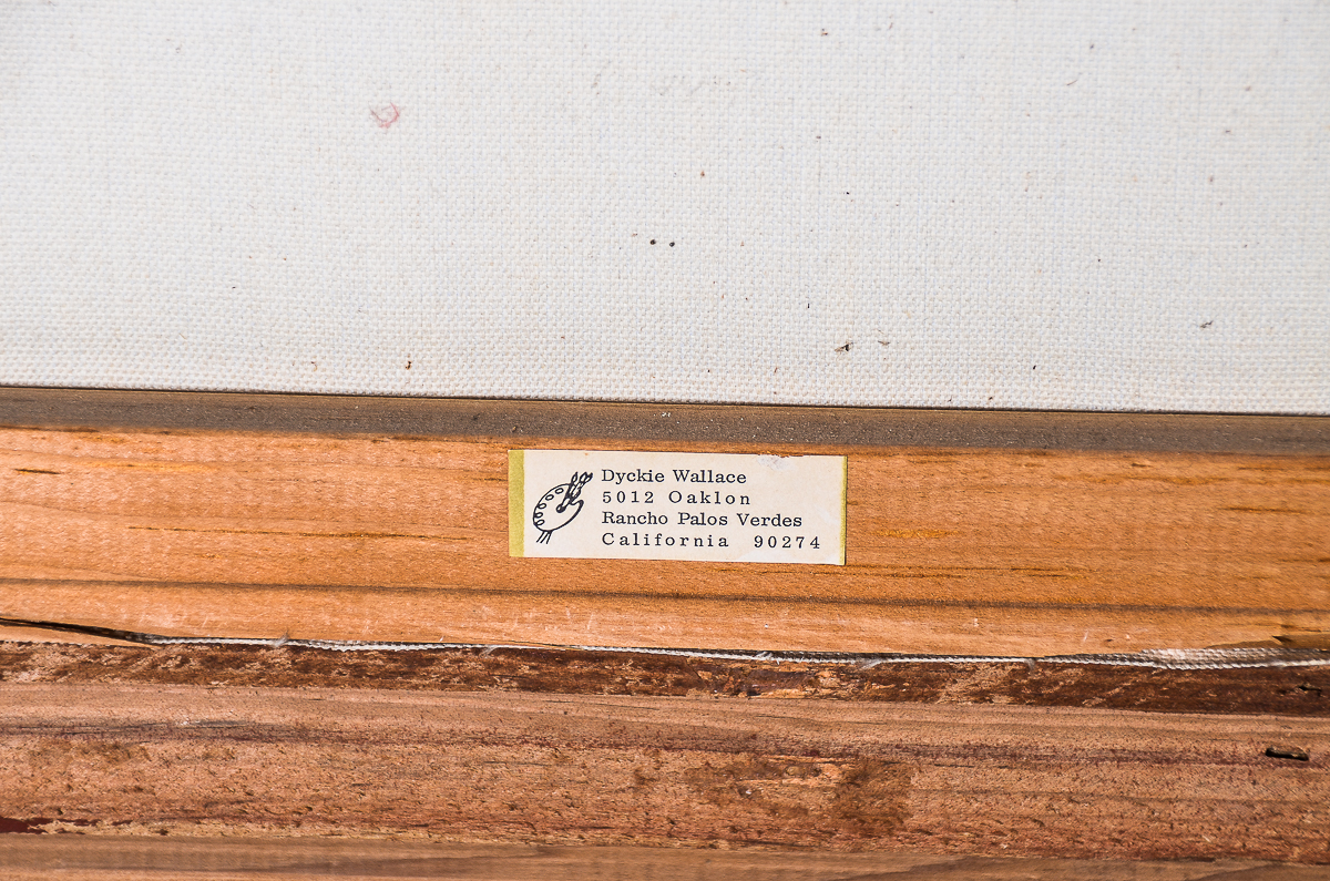 Dyckie Wallace Oil Painting on Canvas