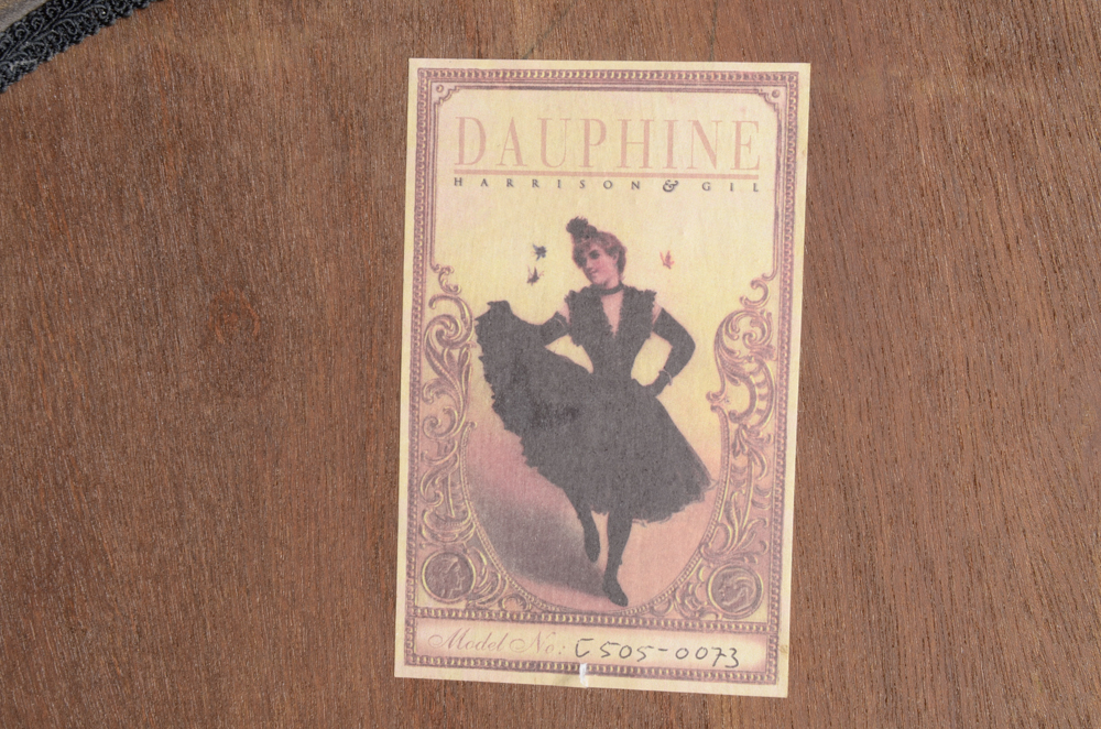 Harrison and Gil Dauphine Wooden Oval Wall Mirror