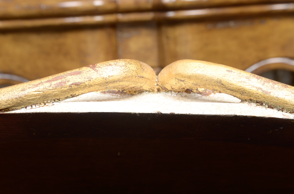 Harrison and Gil Dauphine Wooden Oval Wall Mirror